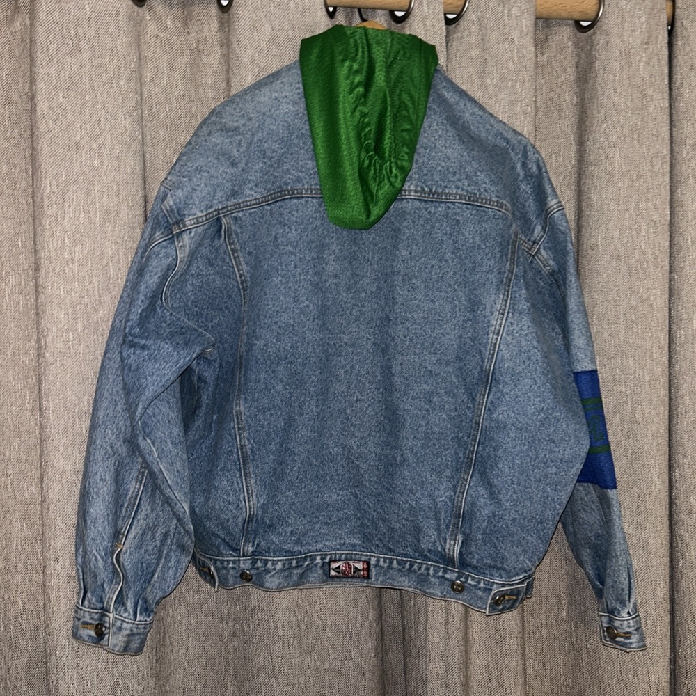 Vintage No Exit Sport Denim Jacket Large - Picture 8 of 9